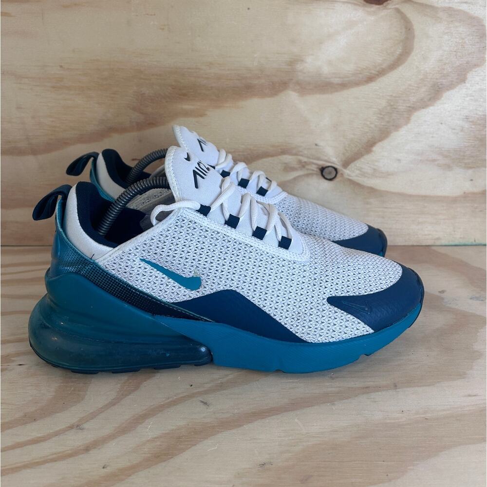 Nike - Air Max 270 SE - Athletic Shoes - White/Blue - Men's - 11 - AQ9164-102